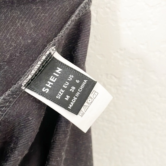 SHEIN gray long sleeve top - Picture 3 of 4